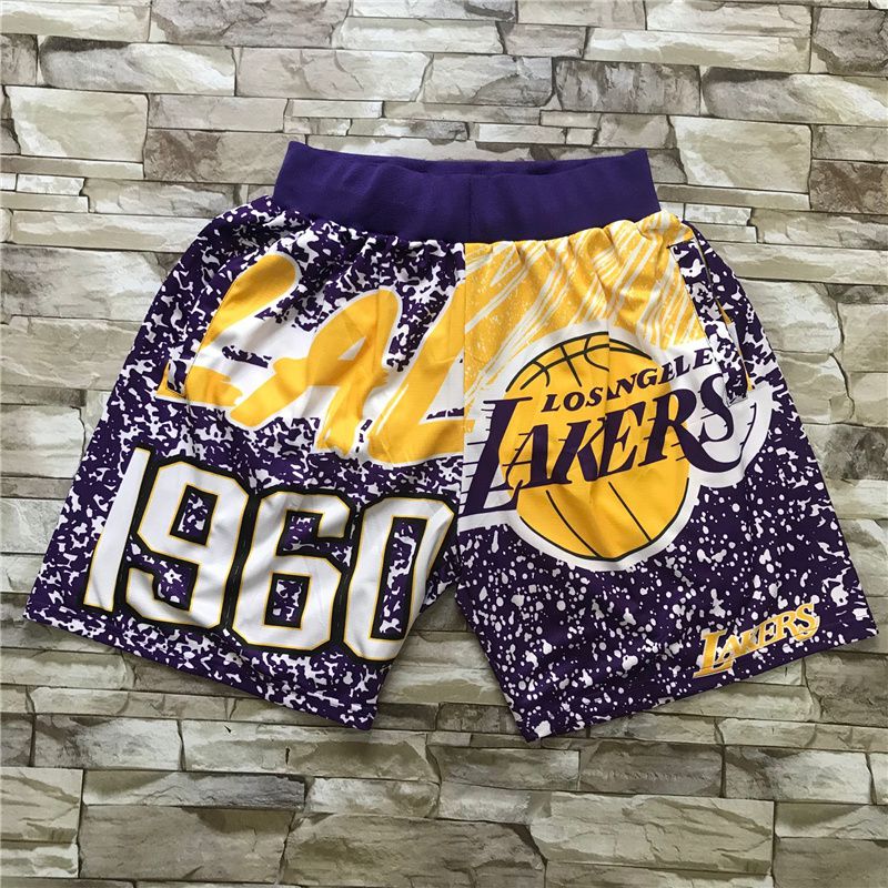 Men NBA Los Angeles Lakers Shorts 2021618